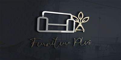 Furniture Plus Logo Template For Furniture