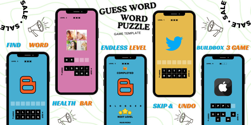 Guess Words - Buildbox Template