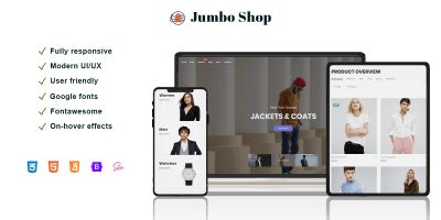 JumboShop - Responsive HTML5 eCommerce Website