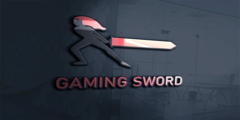 Gaming Sword Logo Template For Gaming