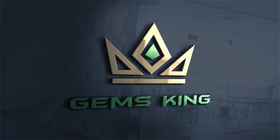 Gems King Logo Template For Gems And Jewelry Store