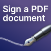 Sign a PDF document with JavaScript and PHP