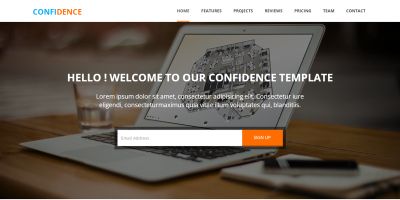 Confidence Digital Agency Website HTML Template