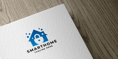Smart Home Logo Pro Template