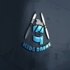 Kids Drone Logo Template For Kids Toys And Drones