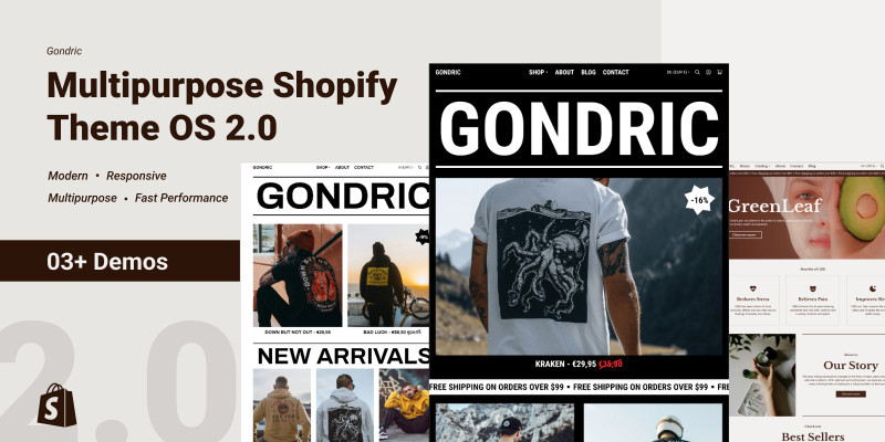 Gondric - Multipurpose Shopify Theme OS 2