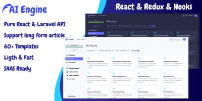 AI Engine – SAAS AI Copywriter Content Writer