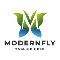 Modern Butterfly Logo Pro Template