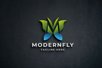 Modern Butterfly Logo Pro Template Screenshot 2