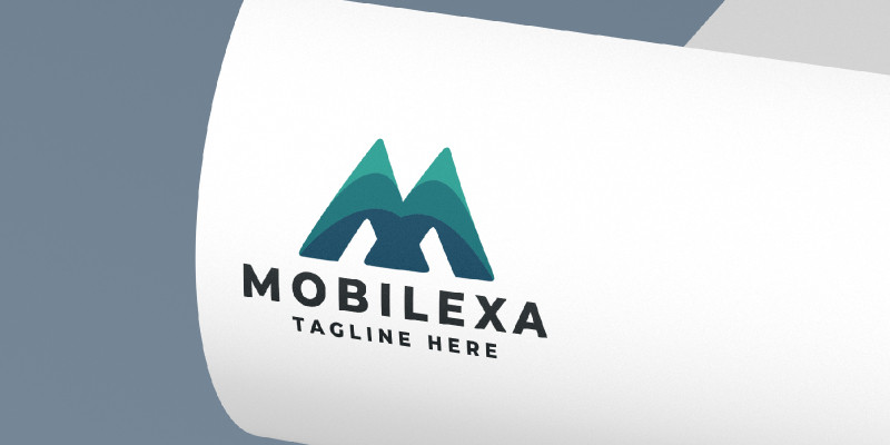 Mobilexa Letter M Logo Pro Template