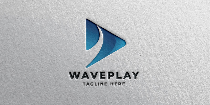 Wave Media Play Logo Pro Template