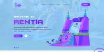 Rentia UI Template - UI Adobe XD Screenshot 1