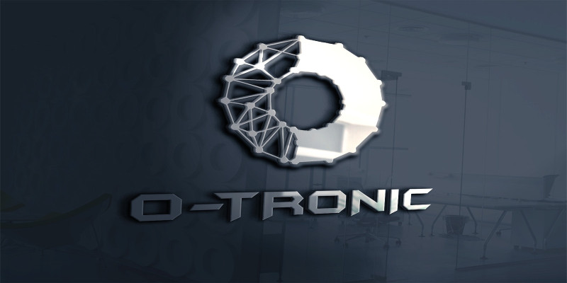 O-Tronic Logo Template For Electronic Shop