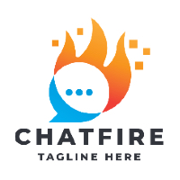 Chat Fire Logo Pro Template