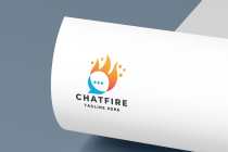 Chat Fire Logo Pro Template Screenshot 1