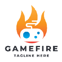 Game Fire Logo Pro Template