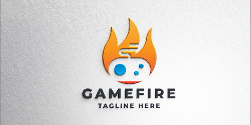 Game Fire Logo Pro Template