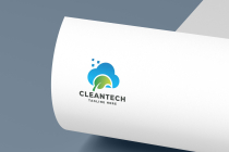 Clean Tech Logo Pro Template Screenshot 2