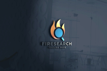 Fire Search Logo Pro Template Screenshot 1