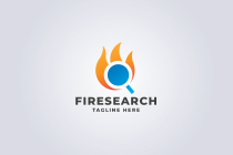 Fire Search Logo Pro Template Screenshot 3