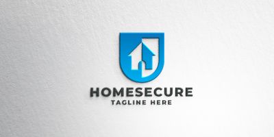 Home Secure Logo Pro Template