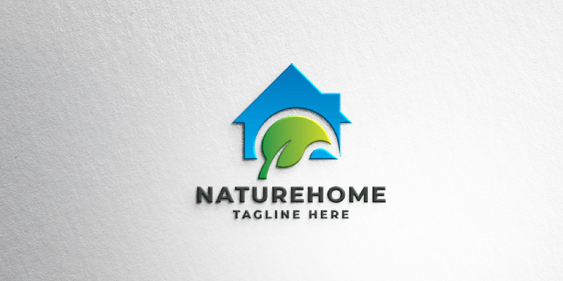 Nature Home Logo Pro Template