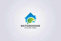 Nature Home Logo Pro Template Screenshot 3