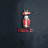 Panda Gifts Logo Template With Panda And Gift Box