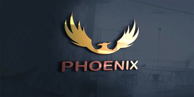 Phoenix Logo Template For Luxury Brands And Sports