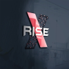 Rise X Logo Template With X Letter
