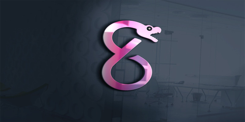 Serpent Logo Template With The Shape Of Letter S