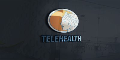 Telehealth Logo Template For Health And Clinic