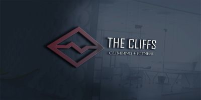 The Cliffs Climbing And Fitness Logo Template