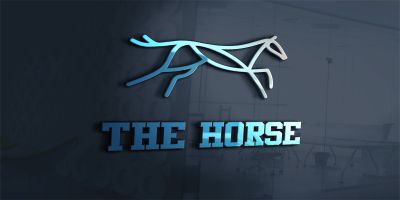 The Horse Logo Template Can Be Used For Horses