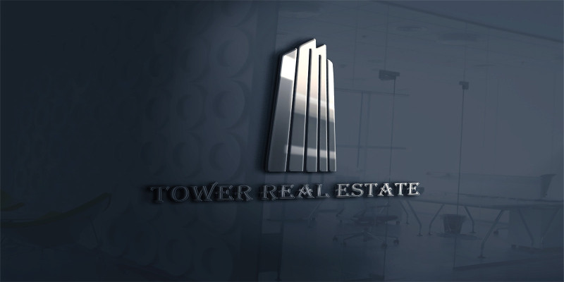 Tower Real Estate Logo Template