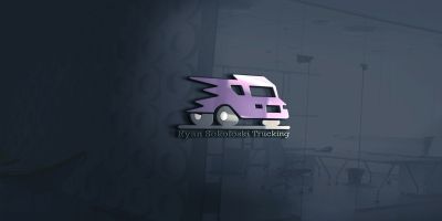 Truck Delivery Logo Template
