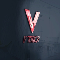 V Touch Logo Template For Image Editing