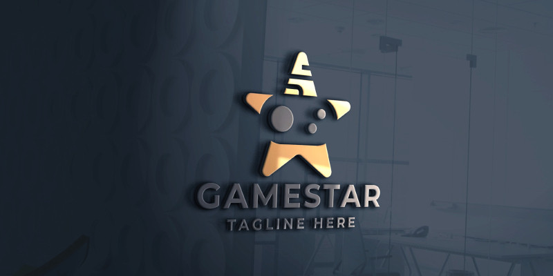 Game Star Logo Pro Template