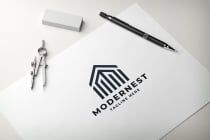 Modern Home Building Logo Pro Template Screenshot 1