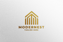 Modern Home Building Logo Pro Template Screenshot 2