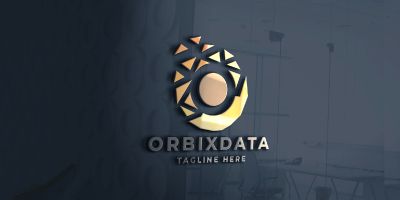 Orbix Data Letter O Logo Pro Template