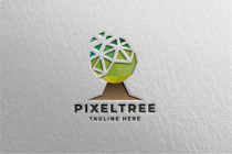 Pixel Tree Logo Pro Template Screenshot 1