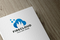 Fire Cloud Logo Pro Template Screenshot 2