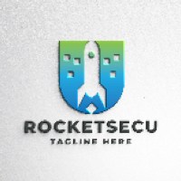 Rocket Secure Logo Pro Template