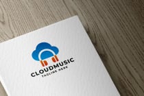 Cloud Music Logo Pro Template Screenshot 2