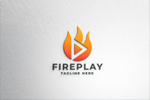 Fire Play Logo Pro Template Screenshot 1