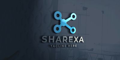 Sharexa Logo Pro Template