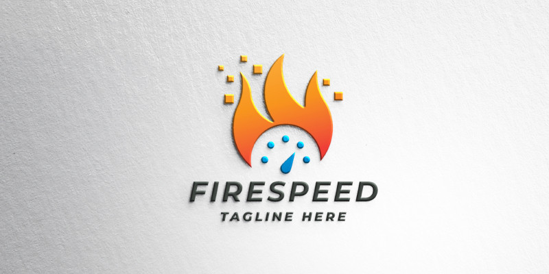 Fire Speed Logo Pro Template