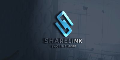 Share Link Logo Pro Template