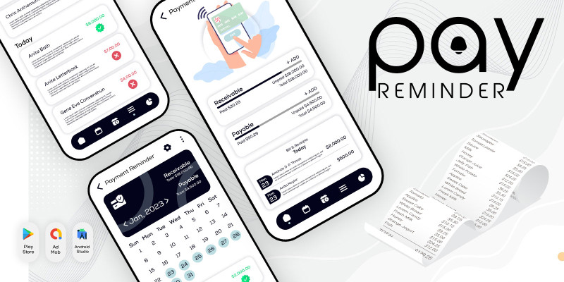 Bills Reminder Plus - Android App Source Code